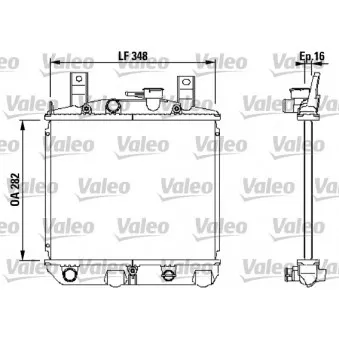 Radiateur, refroidissement du moteur VALEO 730397