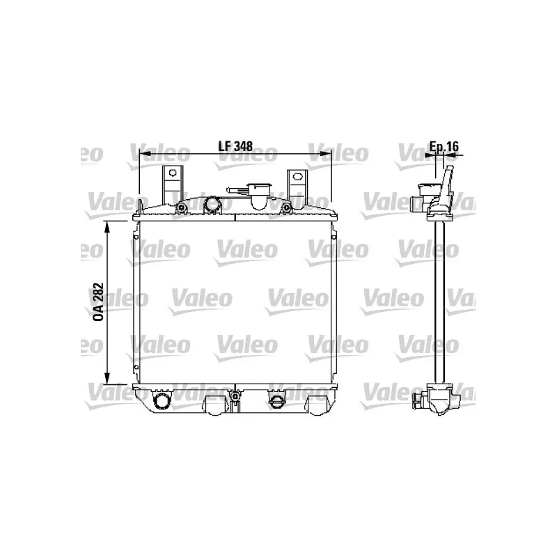 Radiateur, refroidissement du moteur VALEO 730397