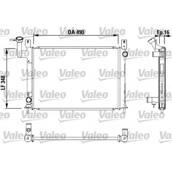 Radiateur, refroidissement du moteur VALEO 730406