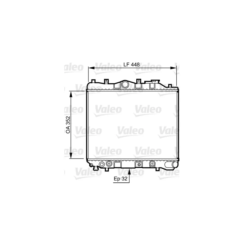 Radiateur, refroidissement du moteur VALEO 730435