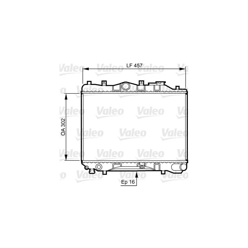 Radiateur, refroidissement du moteur VALEO 730436