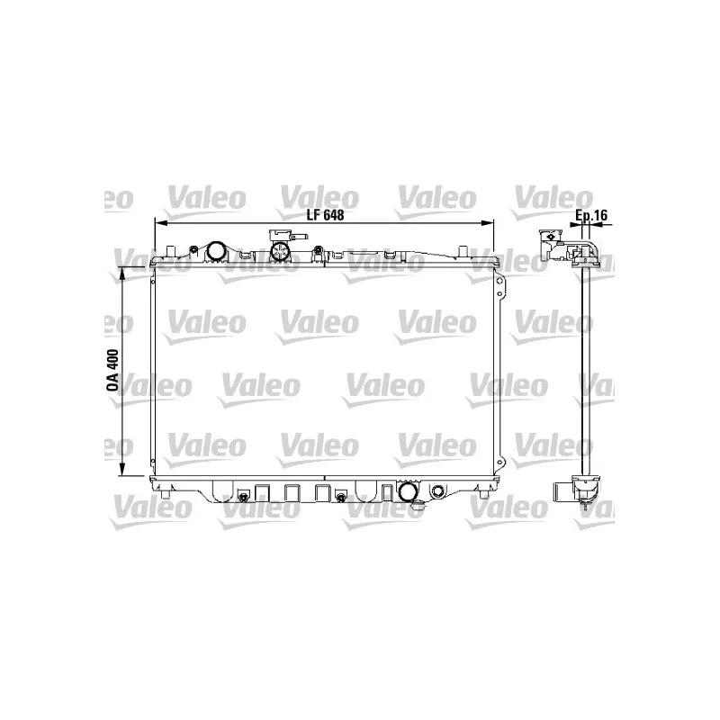 Radiateur, refroidissement du moteur VALEO 730440