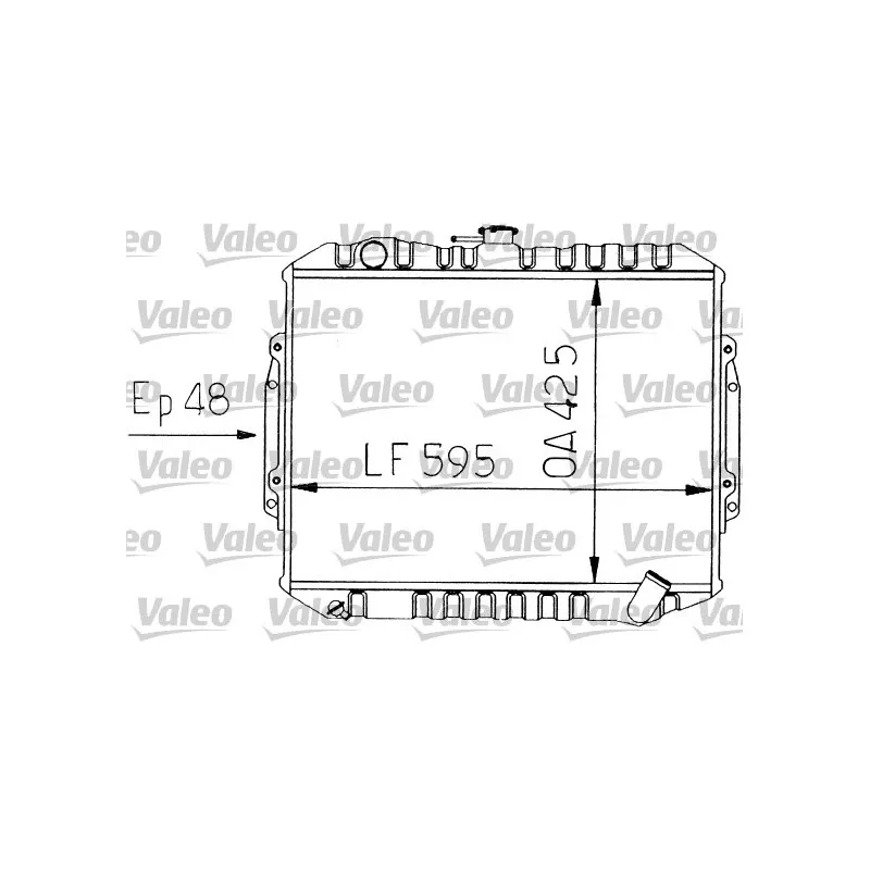 Radiateur, refroidissement du moteur VALEO 730454