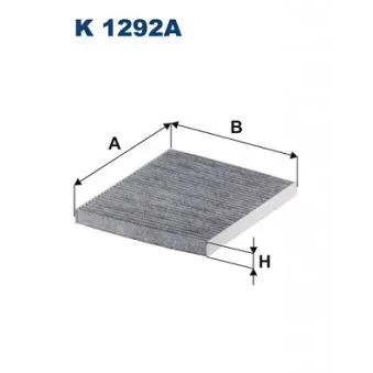 Filtre, air de l'habitacle FILTRON K 1292A