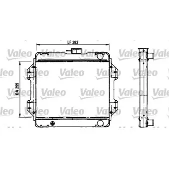 Radiateur, refroidissement du moteur VALEO 730457