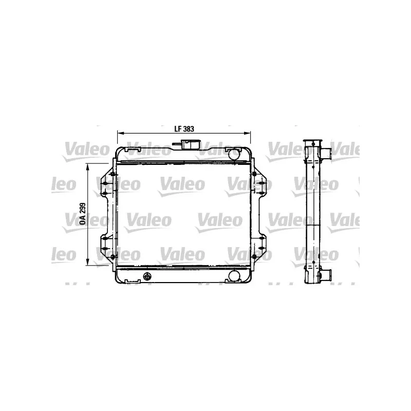 Radiateur, refroidissement du moteur VALEO 730457