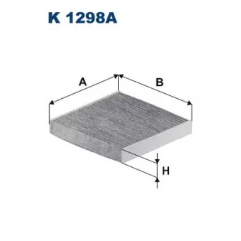 Filtre, air de l'habitacle FILTRON K 1298A