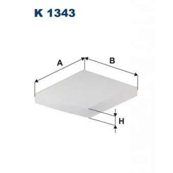 Filtre, air de l'habitacle FILTRON K 1343