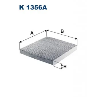 Filtre, air de l'habitacle FILTRON K 1356A