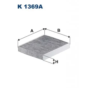 Filtre, air de l'habitacle FILTRON K 1369A