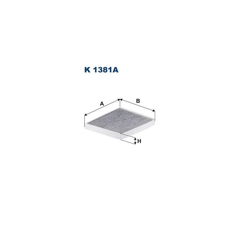 Filtre, air de l'habitacle FILTRON K 1381A