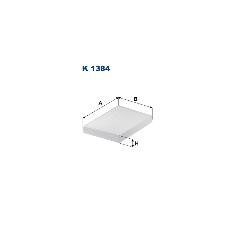 Filtre, air de l'habitacle FILTRON K 1384