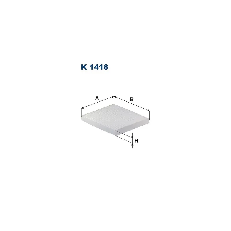 Filtre, air de l'habitacle FILTRON K 1418