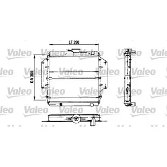 Radiateur, refroidissement du moteur VALEO 730458