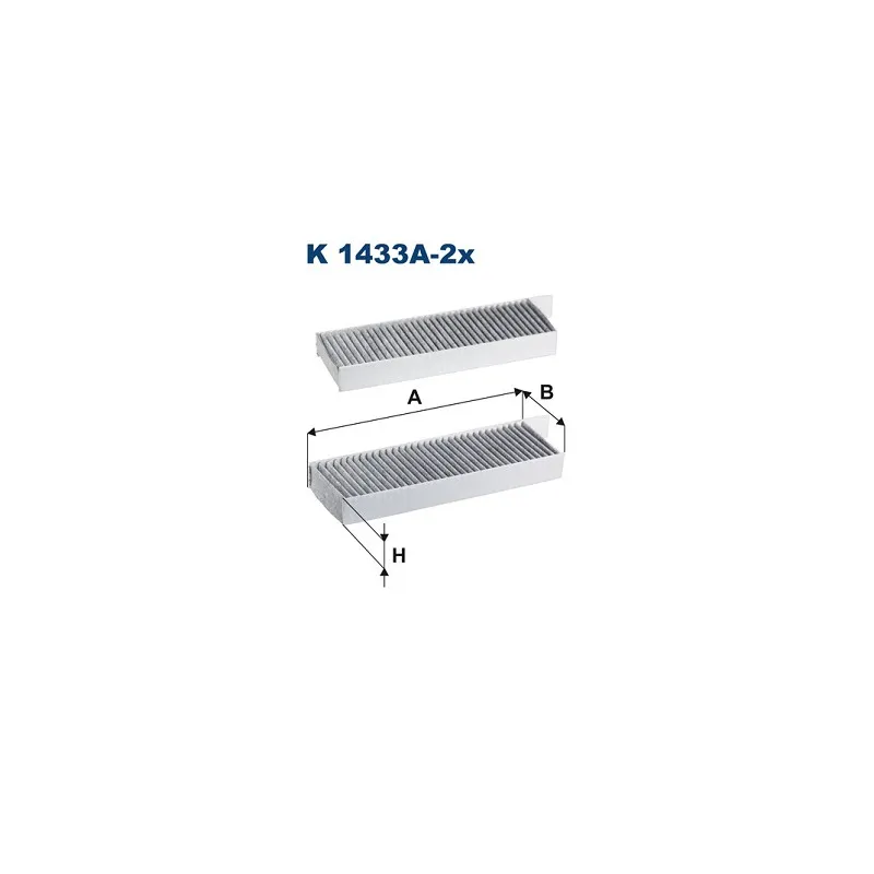 Filtre, air de l'habitacle FILTRON K 1433A-2x