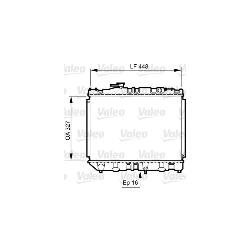 Radiateur, refroidissement du moteur VALEO 730461
