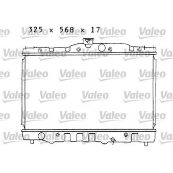 Radiateur, refroidissement du moteur VALEO 730467