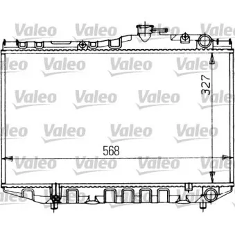 Radiateur, refroidissement du moteur VALEO 730470
