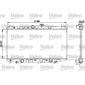 Radiateur, refroidissement du moteur VALEO 730471