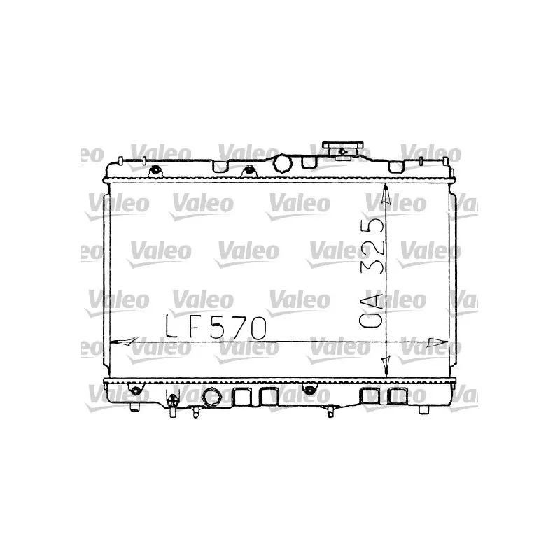 Radiateur, refroidissement du moteur VALEO 730472