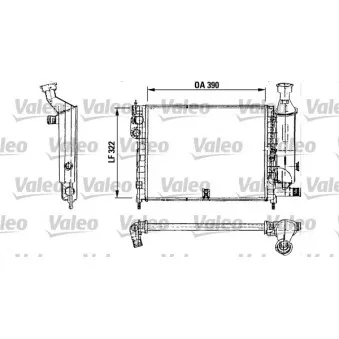 Radiateur, refroidissement du moteur VALEO 730491
