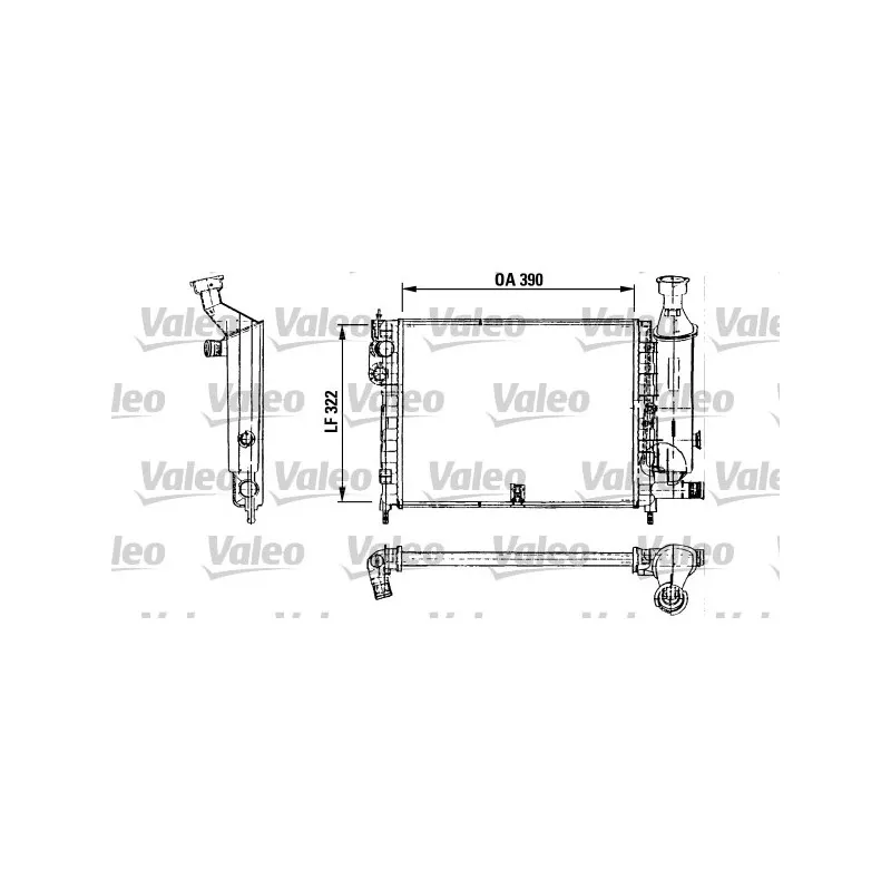 Radiateur, refroidissement du moteur VALEO 730491