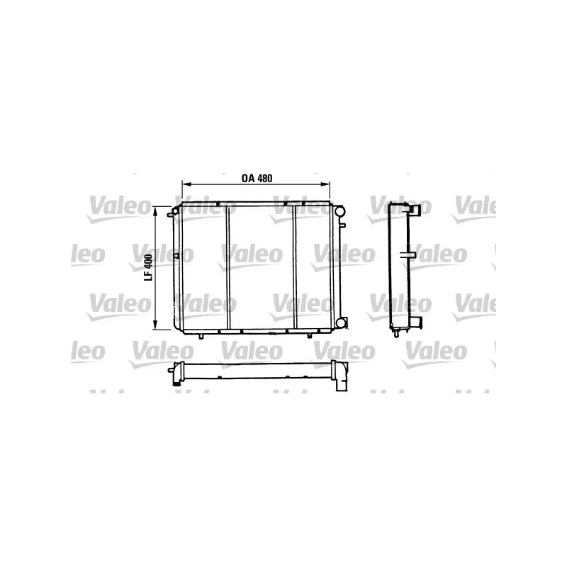 Radiateur, refroidissement du moteur VALEO 730511