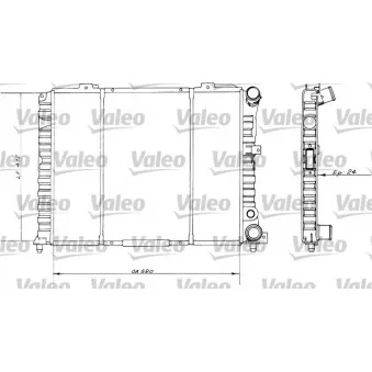 Radiateur, refroidissement du moteur VALEO 730514