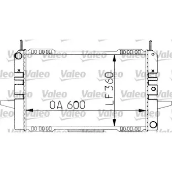 Radiateur, refroidissement du moteur VALEO 730533