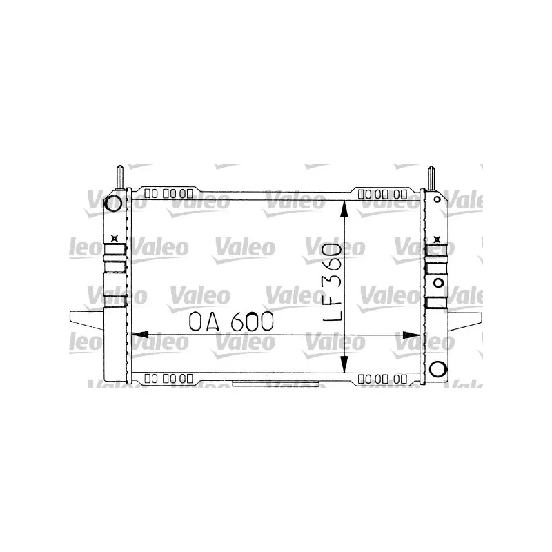 Radiateur, refroidissement du moteur VALEO 730533