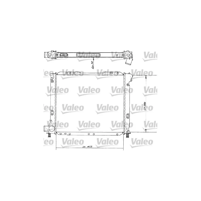 Radiateur, refroidissement du moteur VALEO 730539