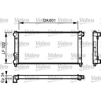 Radiateur, refroidissement du moteur VALEO 730542
