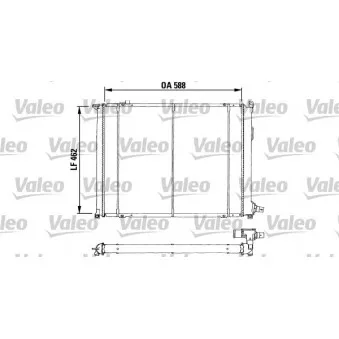 Radiateur, refroidissement du moteur VALEO 730545