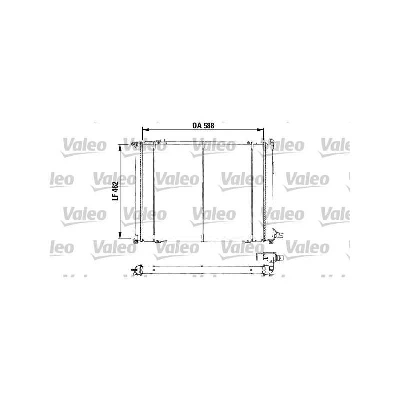 Radiateur, refroidissement du moteur VALEO 730545