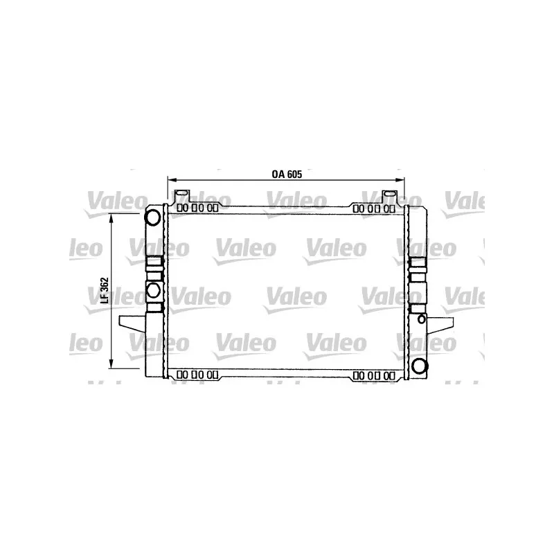 Radiateur, refroidissement du moteur VALEO 730562