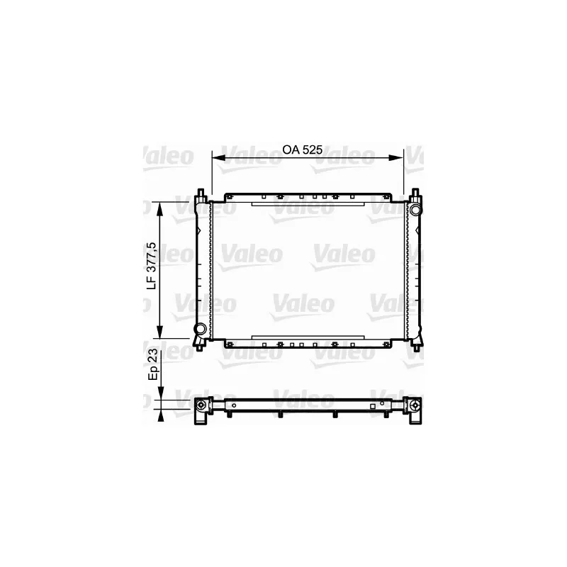Radiateur, refroidissement du moteur VALEO 730565
