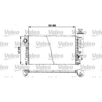 Radiateur, refroidissement du moteur VALEO 730572