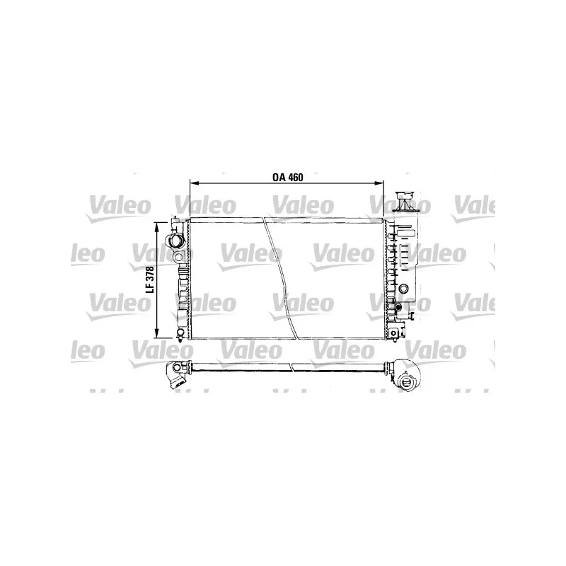 Radiateur, refroidissement du moteur VALEO 730572