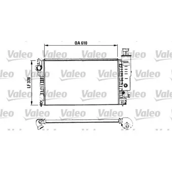 Radiateur, refroidissement du moteur VALEO 730575