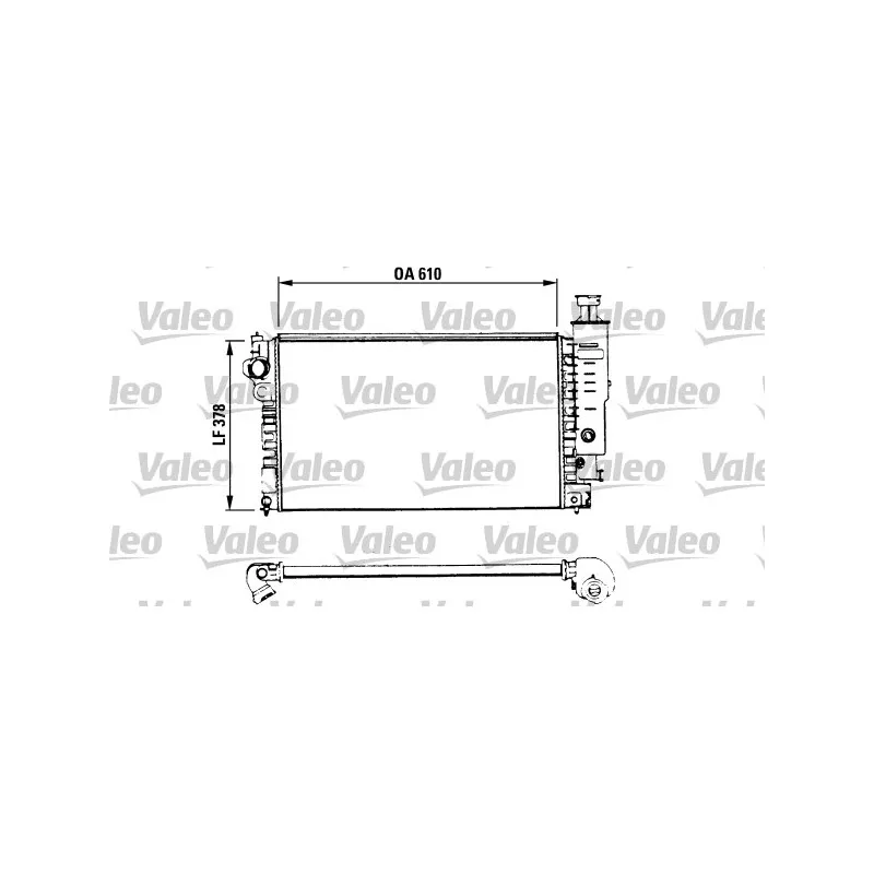 Radiateur, refroidissement du moteur VALEO 730575