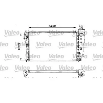 Radiateur, refroidissement du moteur VALEO 730577