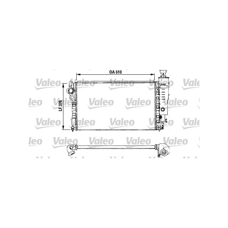 Radiateur, refroidissement du moteur VALEO 730577