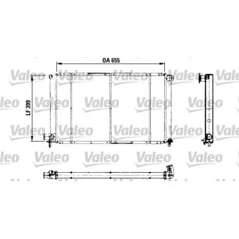 Radiateur, refroidissement du moteur VALEO 730621