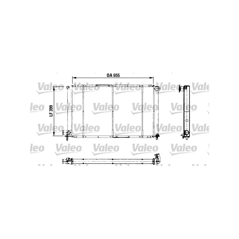 Radiateur, refroidissement du moteur VALEO 730621