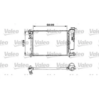Radiateur, refroidissement du moteur VALEO 730630