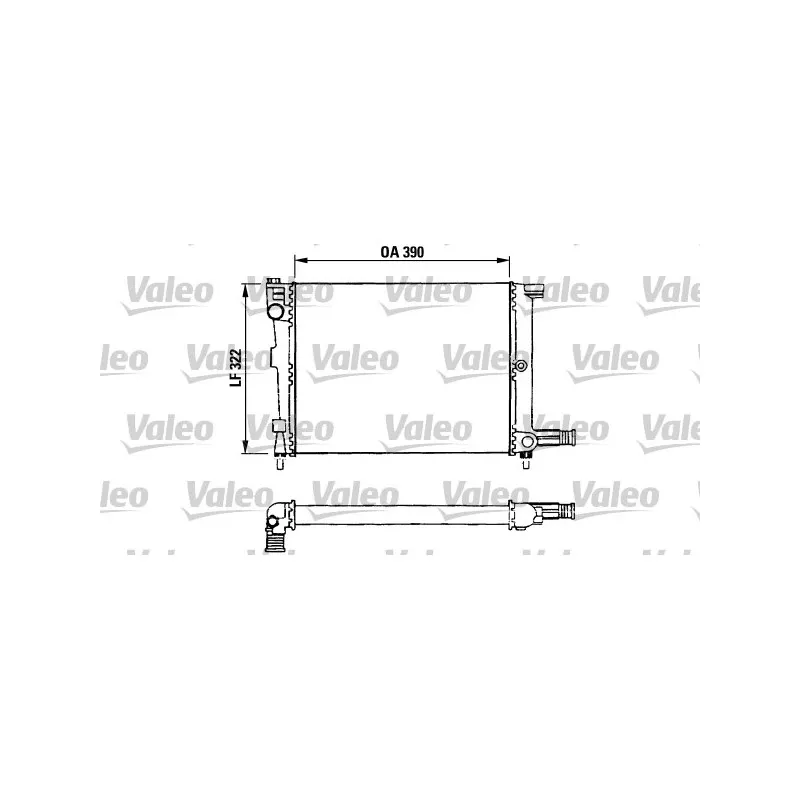 Radiateur, refroidissement du moteur VALEO 730632