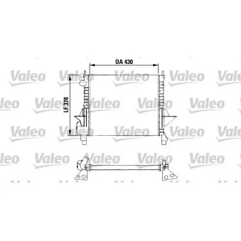 Radiateur, refroidissement du moteur VALEO 730633