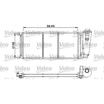 Radiateur, refroidissement du moteur VALEO 730839