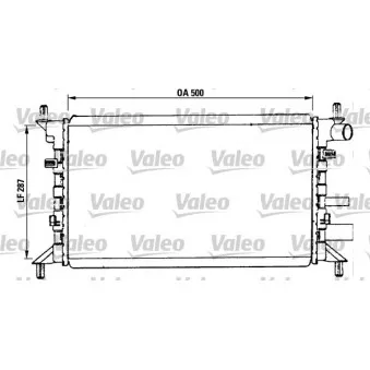 Radiateur, refroidissement du moteur VALEO 730859