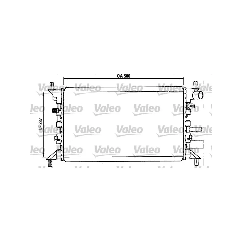 Radiateur, refroidissement du moteur VALEO 730859